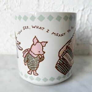 Classic Winnie the Pooh Walt Disney Mug Piglet Eeyore Hunny - Vintage Coffee Cup